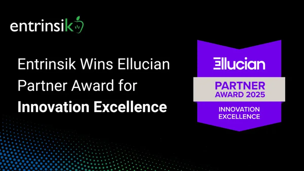 Entrinsik Wins Ellucian Partner Award for Innovation Excellence