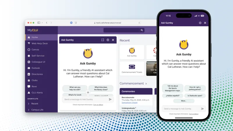 Entrinsik Powers California Lutheran University’s New “Ask Gumby” Campus-Wide AI Assistant, Revolutionizing Student Experience