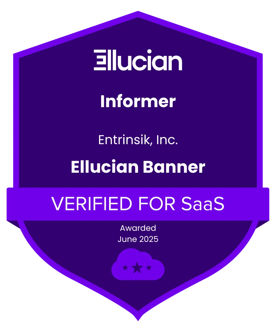 Ellucian SaaS Verified for Banner badge