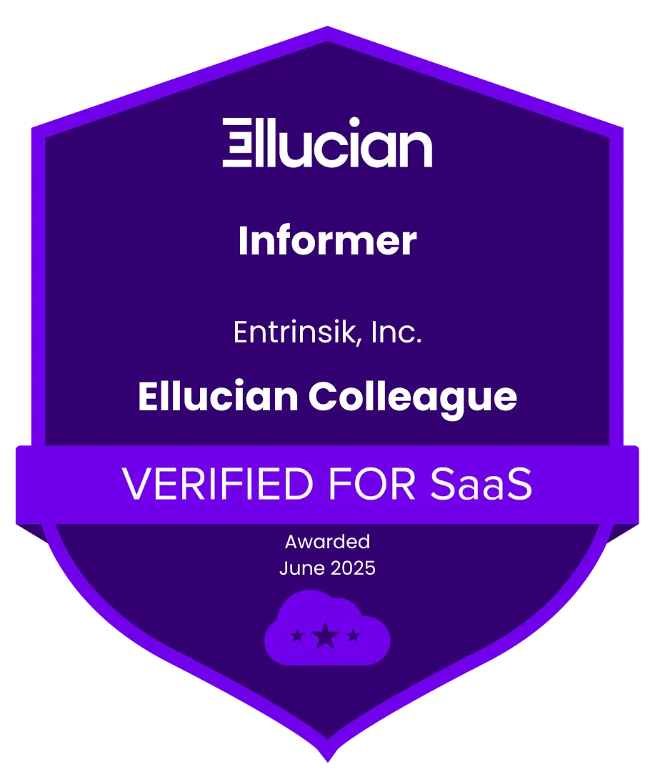 Ellucian SaaS Verified for Colleague badge