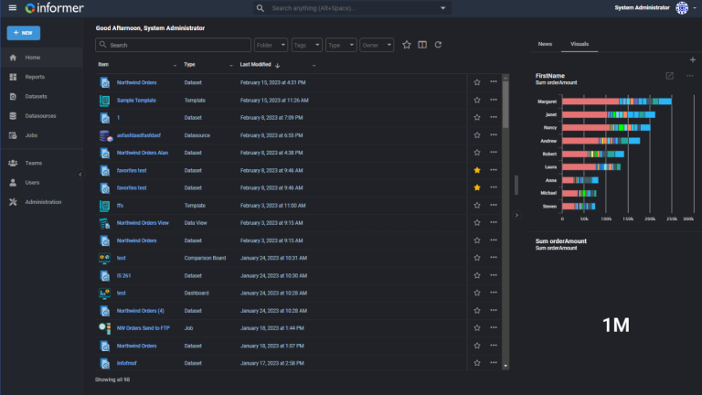 Informer 5.7 is Live! | Entrinsik